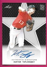 2020 Leaf Perfect Game National Baseball HUNTER TEPLANSZKY Black Autograph 29/50