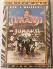 New Jumanji DVD 2000 Collector's Edition RARE ROBIN WILLIAMS KIRSTEN DUNST