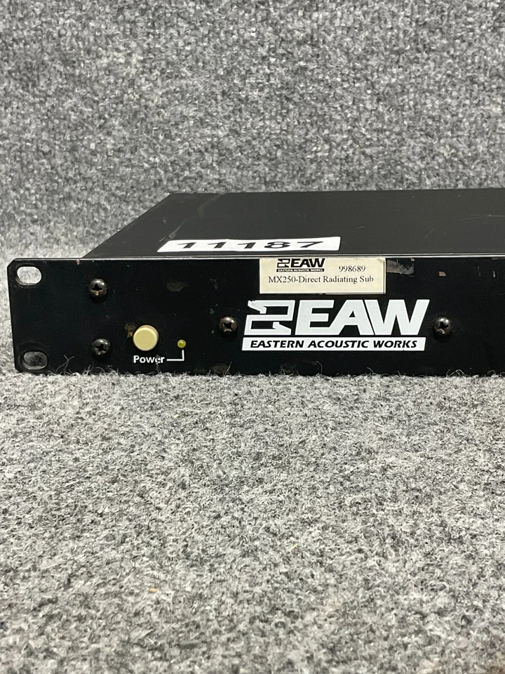 Procesador EAW MX250 🎚️ Unidad de efectos electrónicos acoplada cerrada acústica oriental con Foto 2 de 4