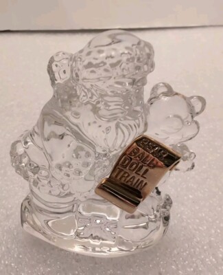 Waterford Santa Crystal Marquis Rocking Santa Coming to Town Made In Germany 