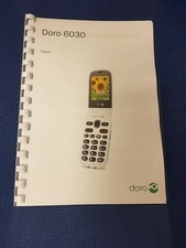 DORO PHONE 6030 PRINTED INSTRUCTION MANUAL USER GUIDE 62 PAGES