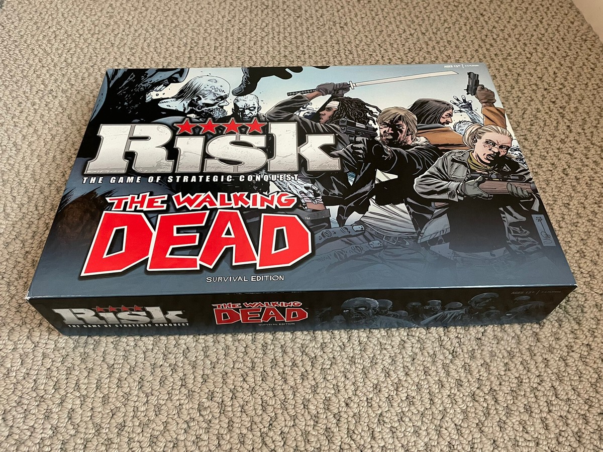 The Walking Dead Risk Survival Edition Board Game Hasbro PIECES SEALED!
