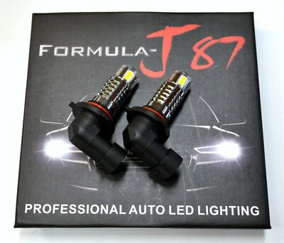 LED 20W H12 9055 Yellow Two Bulbs Fog Light Replacement Plug Play