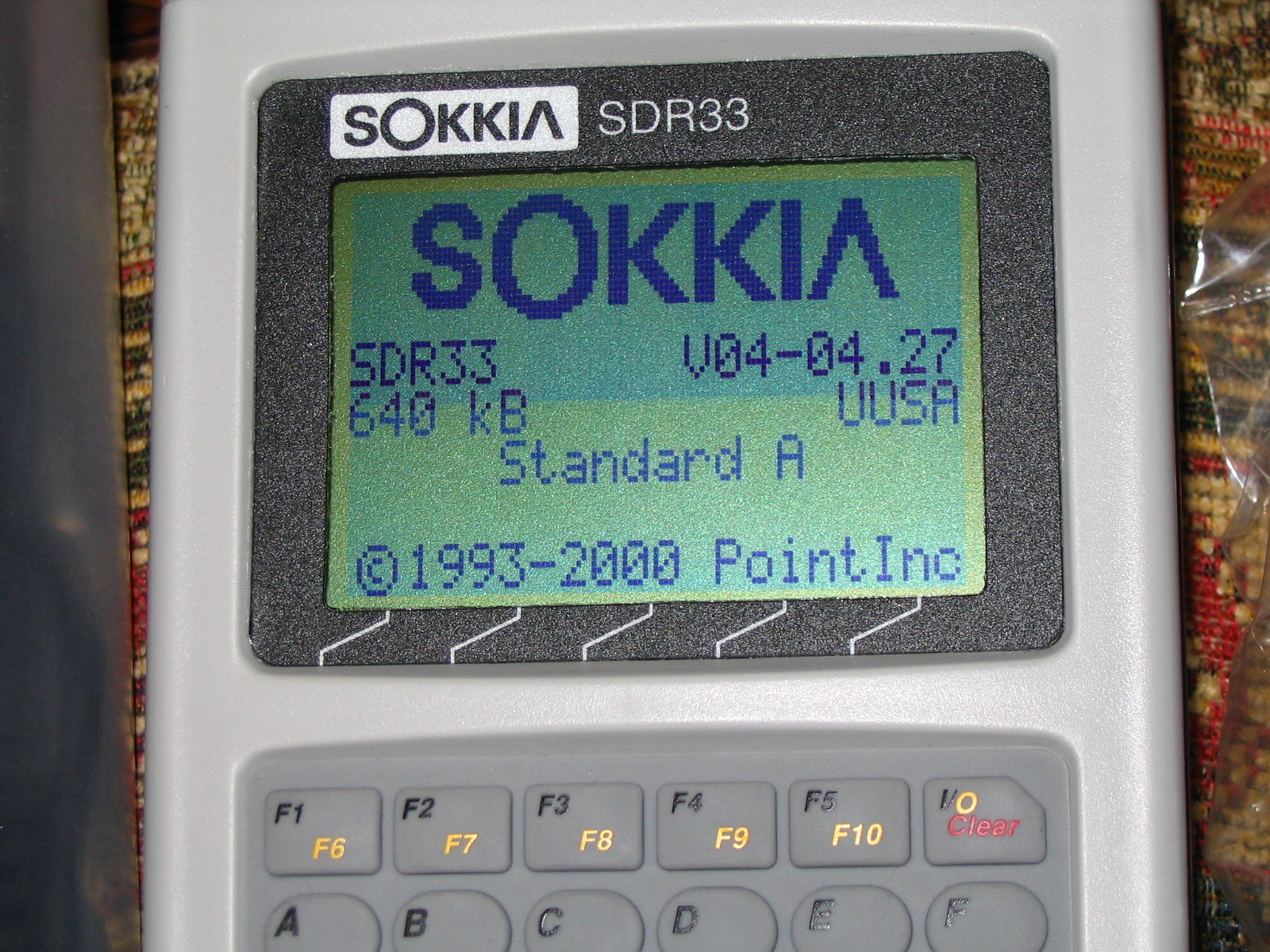 Manual For Sokkia Sdr33 33r Data Collector