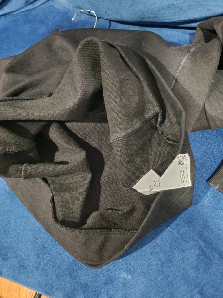 Hugo Boss Hombre 1/4 Negro Jersey Suéter De Turquía Talla Mediana Algodón Foto 3 de 4