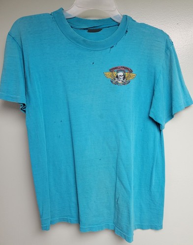 CAMISETA DE SKATE DE COLECCIÓN AÑOS 80 POWELL PERALTA WINGED RIPPER ESQUELETO Rodney Mullen - Imagen 2 de 7