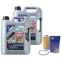MotoröL Set MOS2 Leichtlauf 10W-40 10Liter + ÖLfilter FüR Land Rover Range Rover