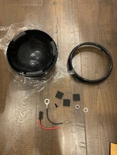 NOS Unity S04 Spotlight Housing Kit Case W/ Ring Black - 6 inch Police Crown Vic