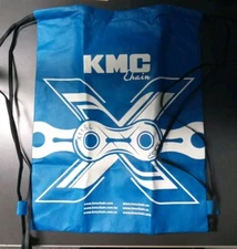 KMC Chain Drawstring Bag Blue/White