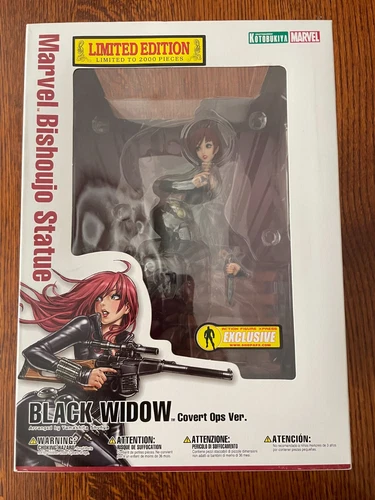 NEW SEALED Kotobukiya Bishoujo Black Widow Statue Exclusive Covert Ops Marvel