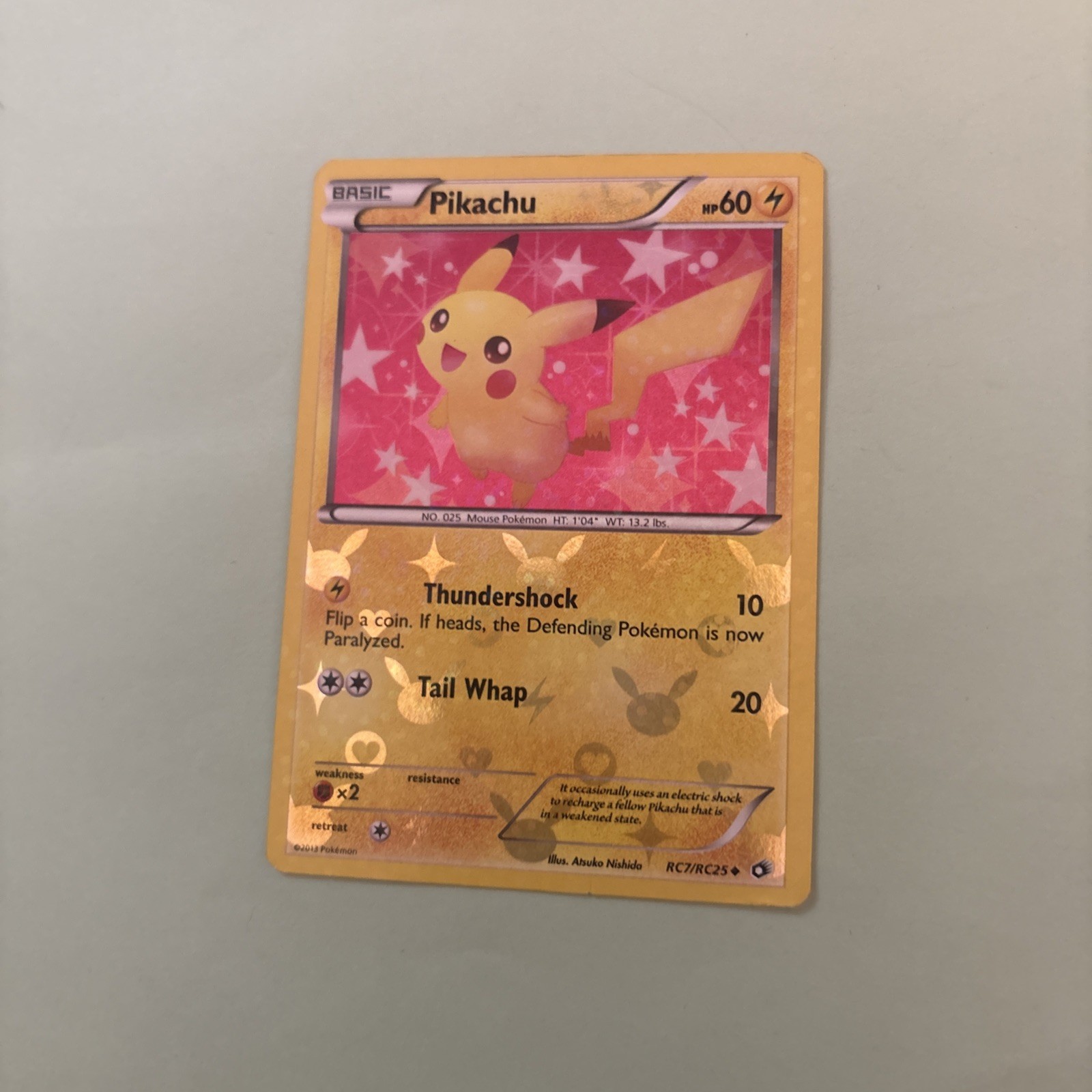Pikachu RC7/RC25 Legendary Treasures Radiant Collection Pokemon Holo Foil LP