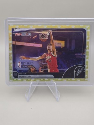 2025-26 Topps NBA Hoops Victor Wembanyama #289 All Star Rainbow Yellow /275 🔥 