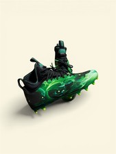 Under Armour UA Spotlight Lux MC LE Slime Green Mens Football Cleats Size 10