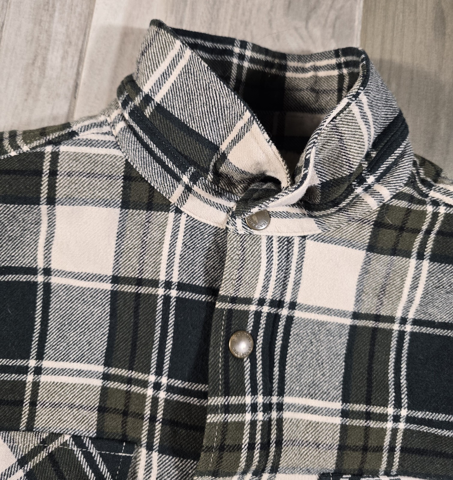 Pendleton Button Down Snap Button Sherpa Lined Fl… - image 7