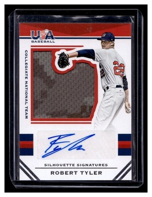 Tyler, Robert - 2017 USA Baseball - Swatch/Autograph - 74/128