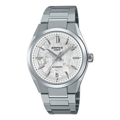 #ad Casio Edifice EFK100D 7A Electroform White Forged Carbon Dial 3 Hand Automatic $280.00