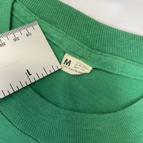 Vintage King Of The Castle T Shirt Iron On Decal Green Medium Single Stitch 1981 - Picture 5 of 9