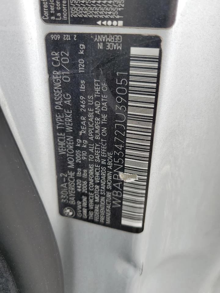 Alternador usado serve: 2002 BMW 330I 2.5L 120 ampères grau A - Imagem 3 de 4