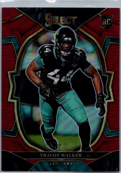 2022 Select #42 Travon Walker Maroon Prizm /149 Jaguars