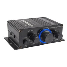 400W 12V 2 Channel Powerful Stereo Audio Power Amplifier HiFi Bass Amp Car Home