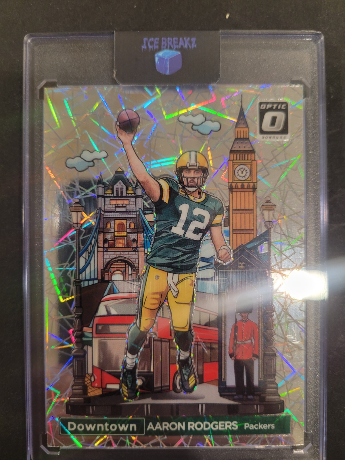 2023 Panini Donruss Optic - International Downtown Aaron Rodgers #4 GB Packers💥