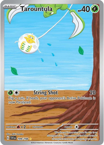 Pokemon Tarountula Scarlet & Violet: Base Set 199/198 Holofoil NM