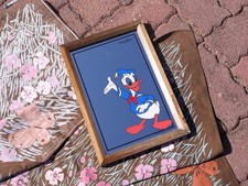 Vintage 1977 Disney Donald Duck Mirror Aspell Saggers Made in England