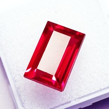 Natürlich Rot Rubin Baguetteschliff Zertifiziert Lose Edelstein 11.00 Mit Zugabe