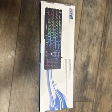 BT Wired Gaming Comfortable Keyboard New with Box Changeable mix color 104 keys