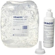 Anagel UGEL5000 Ultrasound Gel Bottle 5l 250ml Refill Bottle Clear Colourless