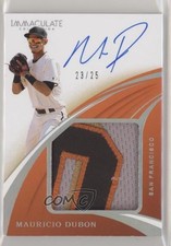 2020 Panini Immaculate Premium Rookie 23/25 Mauricio Dubon Patch Auto fm0