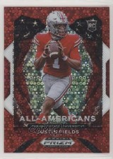 2021 Panini Prizm Draft Picks All-American Red Circles Justin Fields #192 04cw