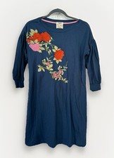 Anthropologie Tiny Embroidered Blue T-Shirt Dress Size XS $148