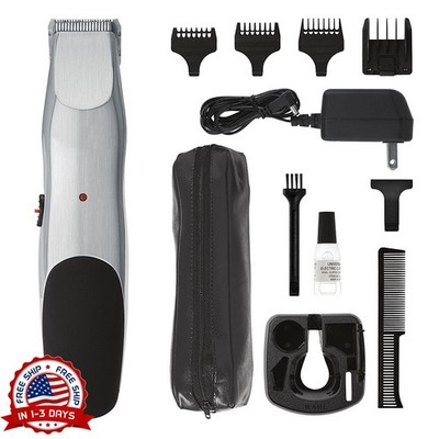 Kit de aseo recargable para el vello facial: recortadora y recortadora de barba.