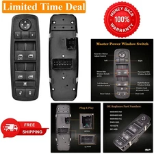 Driver Side Master Power Window Switch 8Pins 13Pins with 2011-2016 Dodge Journey
