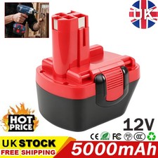 5000mAh Battery For Bosch 12V Ni-MH BAT043 BAT045 BAT120 BAT139 GSR 12VE-2 GDR
