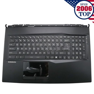 New For MSI GL75 MS-17E1 9S Upper Case Palmrest W/Touchpad RGB Backlit Keyboard