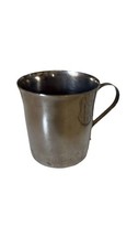 Silver Plated Child Baby Mug Cup Single Handle Keepsake