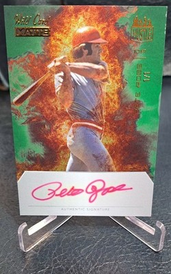 2024 Wild Card Matte - #HA-PR2 Pete Rose Matte Hustle 1/1 Auto