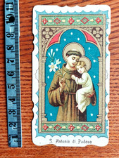 Santino Holy Card S. ANTONIO DI PADOVA - Mediolani