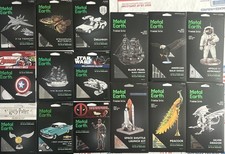 Lot of 15 Metal Earth Model Kits Marvel Star ...