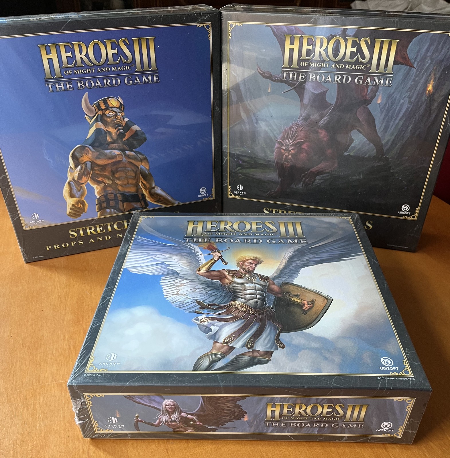 HEROES OF MIGHT & MAGIC III 3 CORE + 2 STRETCH GOALS BOXES Kickstarter NUOVO NEW