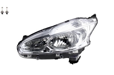 Scheinwerfer Halogen passend für Peugeot 208 03/12- 05/15 Links Leuchtmittel