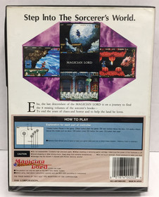 Magician Lord NEO GEO AES Case & Game US VERSION Neogeo SNK - TESTED & WORKING