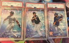 Topps X Steve Aoki 3 PSA10 Lot Yordan Alvarez Dylan Cease Frank Thomas