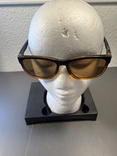 TIFOSI Sunglasses Black Brown Tortoiseshell Frame Amber Lenses Unisex