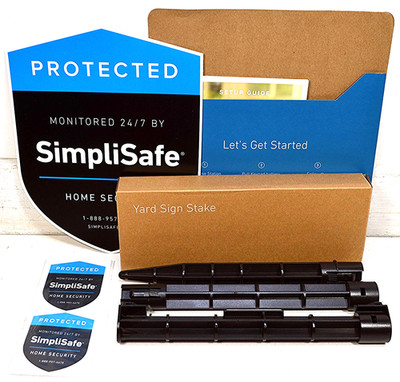 SimpliSafe Yard Sign, Stake, Door Decals and Setup Guide