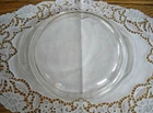 Vintage Pyrex 683-C29 Glass Lid Round Handles ~ 7 7/8" x 9 1/2"  ~