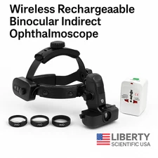 Wireless Indirect Ophthalmoscope Set 20D 78D 90D Lens + Adapter | Ships from USA