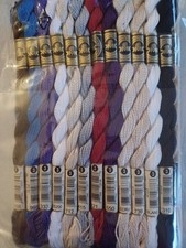 BARGAIN, MIXED MULTI PACK 24 NEW, GENUINE, UNUSED, DMC PERLE/PEARL THREAD SIZE 3
